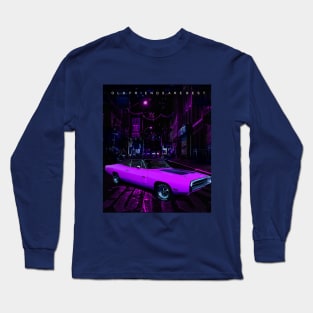 Classic Car in The Purple City Long Sleeve T-Shirt